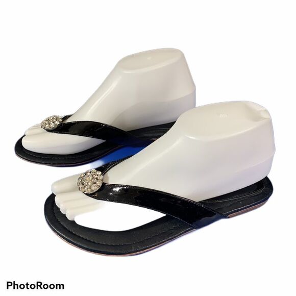 David Tate Crystal Embellished Sandals - Picture 1 of 7